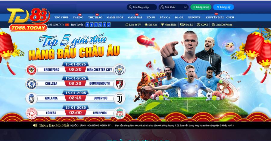 Tại bước này, bet thủ cần điền đầy đủ các thông tin đăng nhập TD88